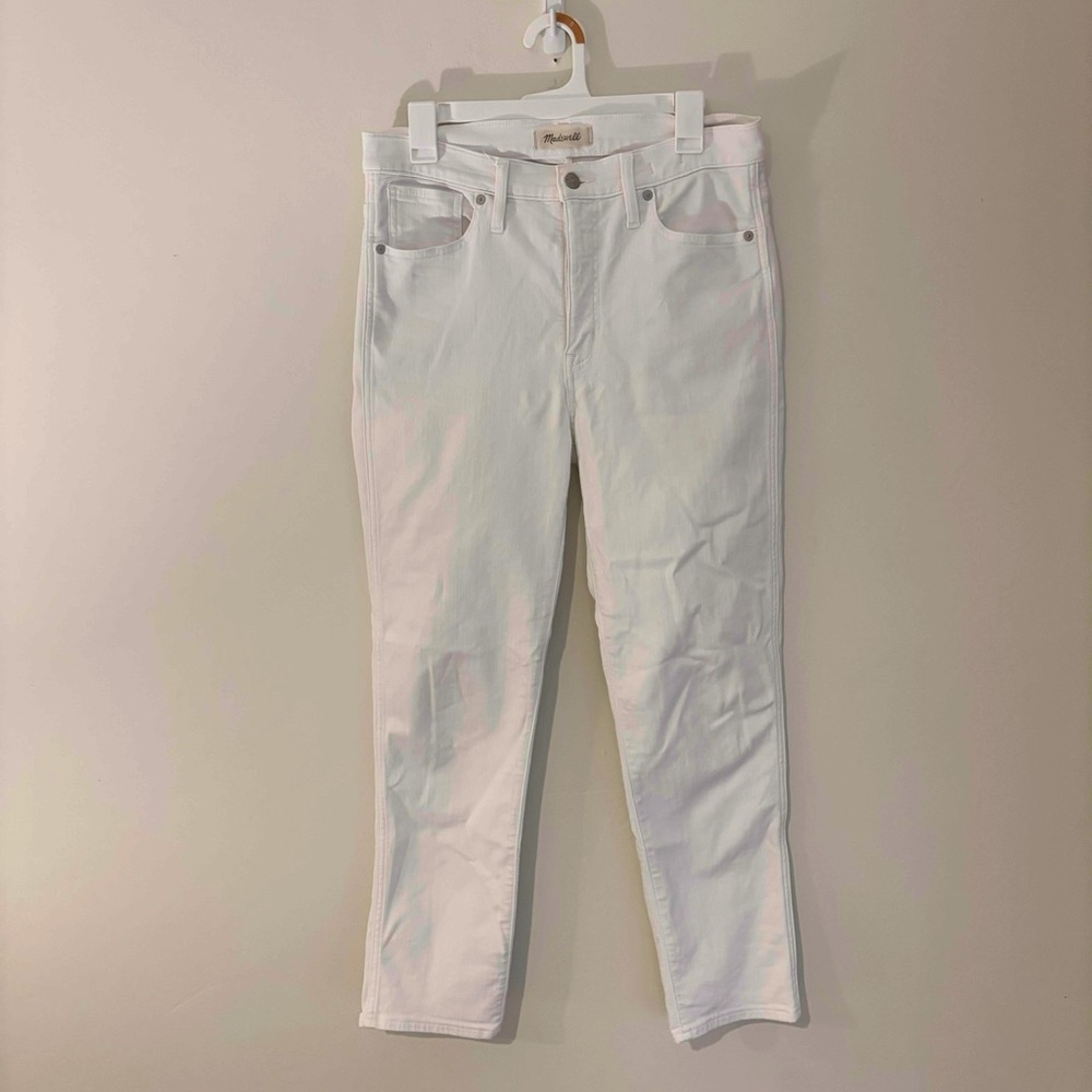 Madewell White Stovepipe Jeans White 29